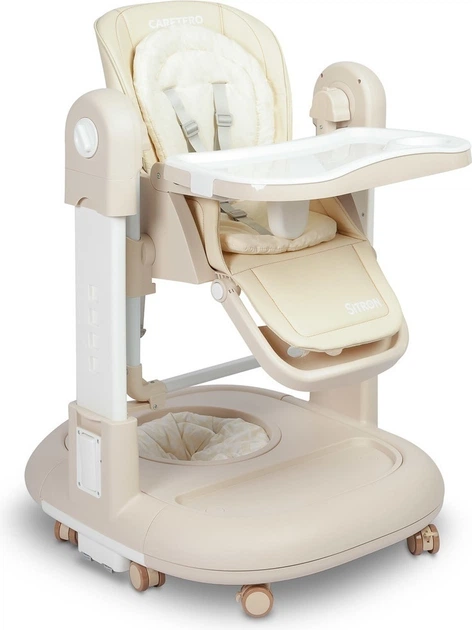 Стільчик для годування Caretero Sitron 3 в 1 Бежевий (5903076323323) - зображення 6