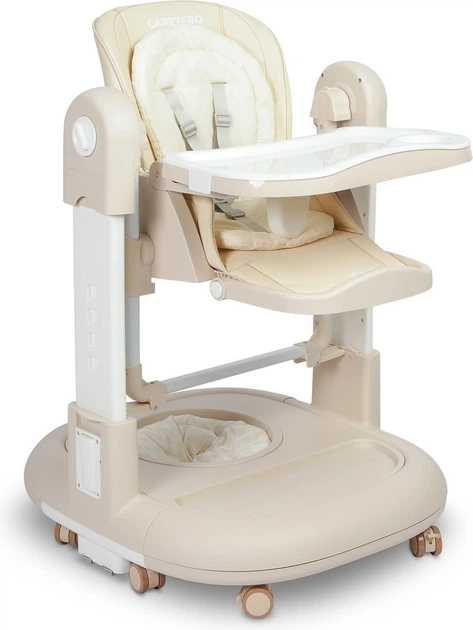 Стільчик для годування Caretero Sitron 3 в 1 Бежевий (5903076323323) - зображення 7