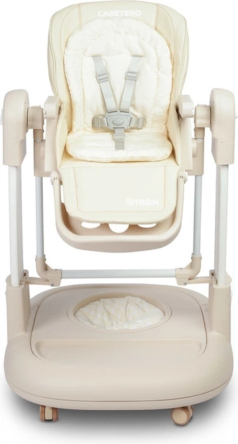Стільчик для годування Caretero Sitron 3 в 1 Бежевий (5903076323323) - зображення 3