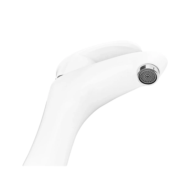 Змішувач для умивальника Plamix Cezar-001 HIGH SET White (з підведенням) (PM0663) (00147645) - зображення 2