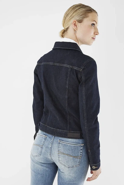 Жіноча темно-синя джинсова куртка NATHALIE Denim Jacket Mexx S BM0506019-01W - изображение 3