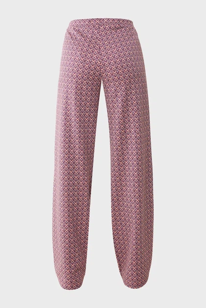 Жіночі брюки з візерунком Jacquard straight leg pants Mexx S MF007002851W - изображение 6