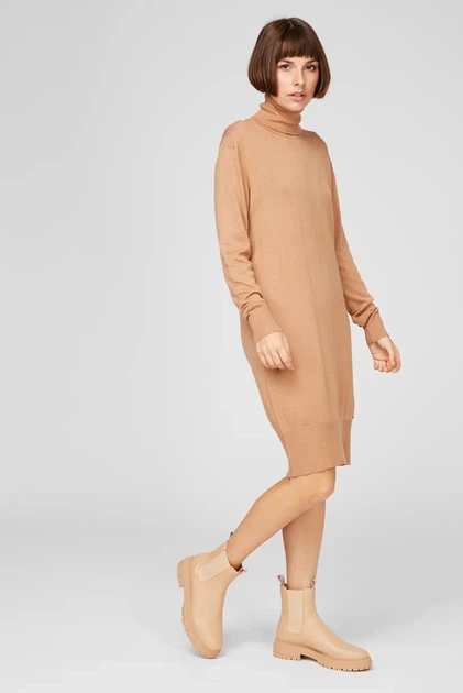 Жіноча бежева сукня EDNA Pepe Jeans XS PL701766 - Фото 5 Жіноча бежева сукня EDNA Pepe Jeans XS PL701766 - изображение 5