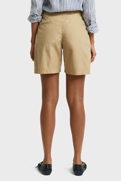 Жіночі бежеві шорти LIGHTWEIGHT CHINO SHORTS Gant 32 4020114 - зображення 3