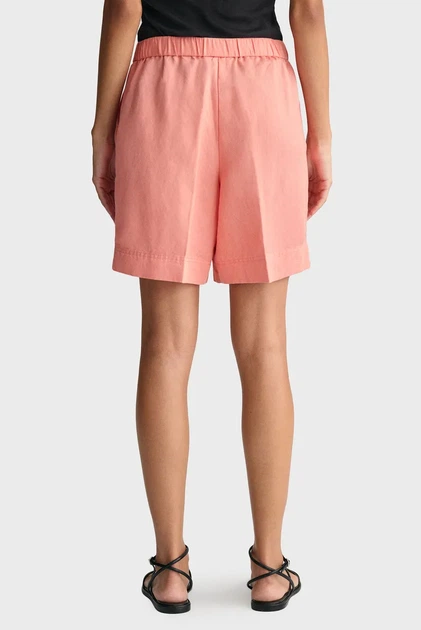 Жіночі рожеві лляні шорти REL LINEN BLEND PULL ON Gant 36 4020096 - зображення 3