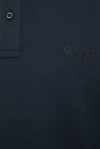 Чоловіче чорне поло Gant XL 2042014 - Фото 3 Чоловіче чорне поло Gant XL 2042014 - изображение 3