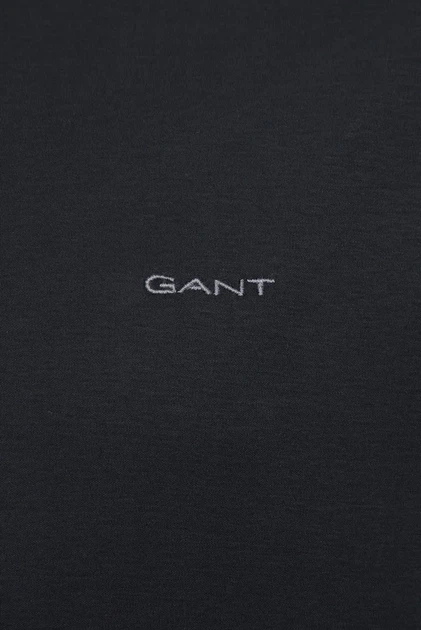 Чоловіче чорне поло MERCERIZED SS POLO Gant L 2014027 - изображение 4