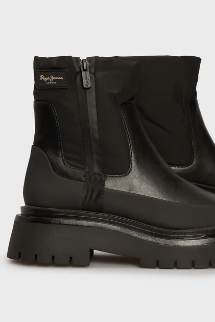 Жіночі чорні напівчоботи QUEEN CHELSEA Pepe Jeans 38 PLS50528 - зображення 2