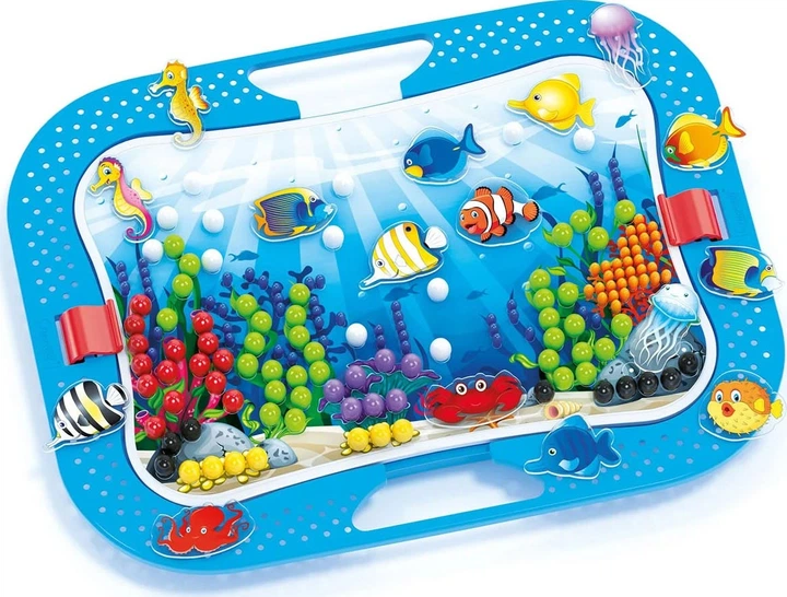 Mozaika dla dzieci Quercetti Ocean Fun Fish and Pegs (8007905009697) - obraz 2