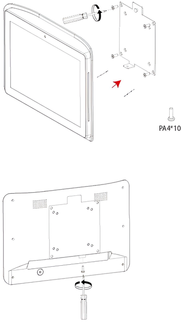 Tablet ALLNET Design LED Tablet 10.1" RK3288 2/16GB White (DT10RK3288A80NFCv2) - obraz 7