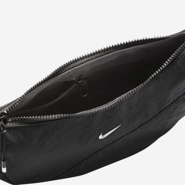Спортивная сумка кросс-боди через плечо тканевая Nk Aura Crescent Crossbody HQ4370-010 Чорна - изображение 3