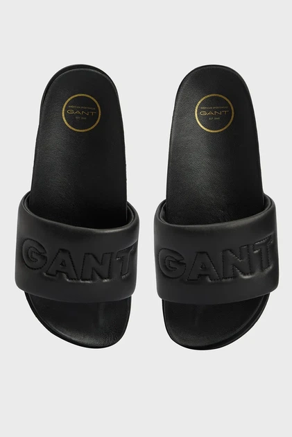 Жіночі чорні шкіряні слайдери Mardale Gant 37 28591596 - изображение 5