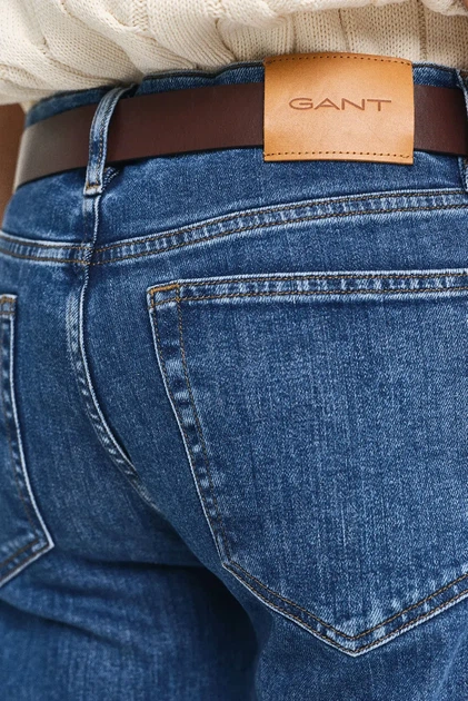 Чоловічі сині джинси REG CLEAN WASH GANT JEANS Gant 31-32 1000423 - Фото 5 Чоловічі сині джинси REG CLEAN WASH GANT JEANS Gant 31-32 1000423 - изображение 5