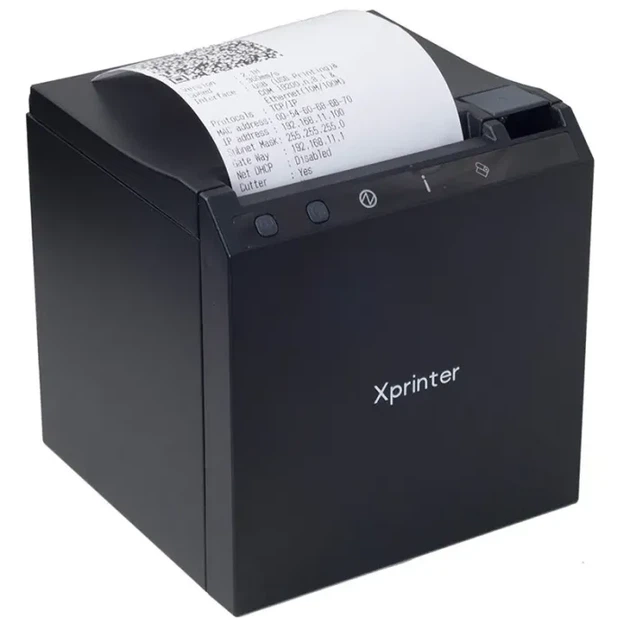 Принтер чеков Xprinter XP-R330H 80 мм USB+WiFi, термопринтер с автообрезкой, 203 dpi, до 300 мм/с - Фото 6 Принтер чеков Xprinter XP-R330H 80 мм USB+WiFi, термопринтер с автообрезкой, 203 dpi, до 300 мм/с - изображение 6