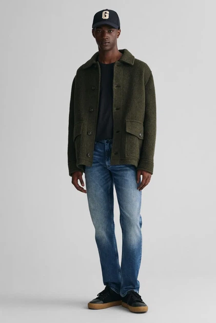 Чоловічі сині джинси REGULAR Gant 34-32 1000261 - Фото 2 Чоловічі сині джинси REGULAR Gant 34-32 1000261 - изображение 2