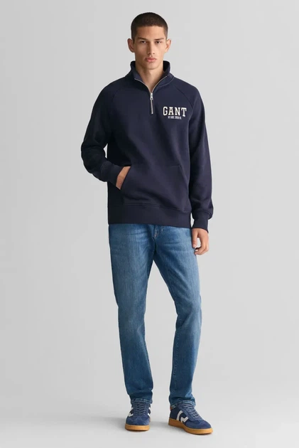 Чоловічі сині джинси EXTRA SLIM ACTIVE RECOVER Gant 32-34 1000264 - Фото 2 Чоловічі сині джинси EXTRA SLIM ACTIVE RECOVER Gant 32-34 1000264 - изображение 2