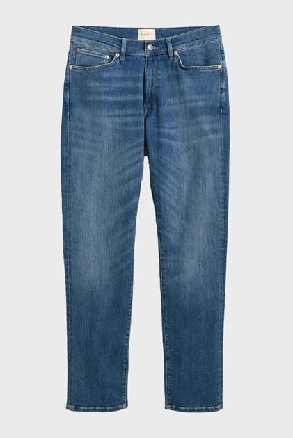 Чоловічі сині джинси EXTRA SLIM ACTIVE RECOVER Gant 32-34 1000264 - Фото 8 Чоловічі сині джинси EXTRA SLIM ACTIVE RECOVER Gant 32-34 1000264 - изображение 8