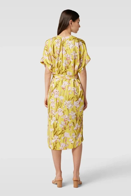 Жіноча жовта сукня з візерунком RELAXED IRIS PRINT CAFTAN Gant 40 4503242 - изображение 2