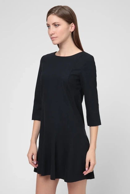 Жіноча темно-синя сукня FLANNEL FLARE Gant 34 4501076 - Фото 3 Жіноча темно-синя сукня FLANNEL FLARE Gant 34 4501076 - изображение 3