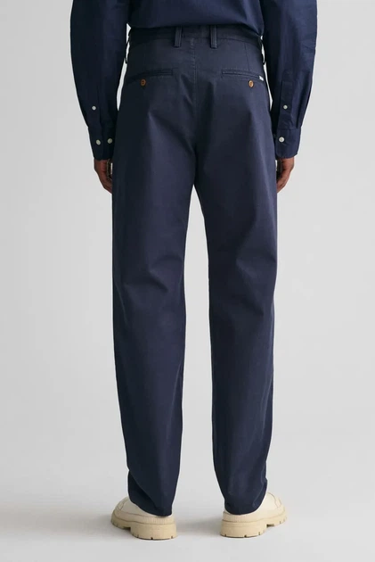 Чоловічі темно-сині чіноси REGULAR TWILL CHINOS Gant 36-32 1505222 - изображение 3