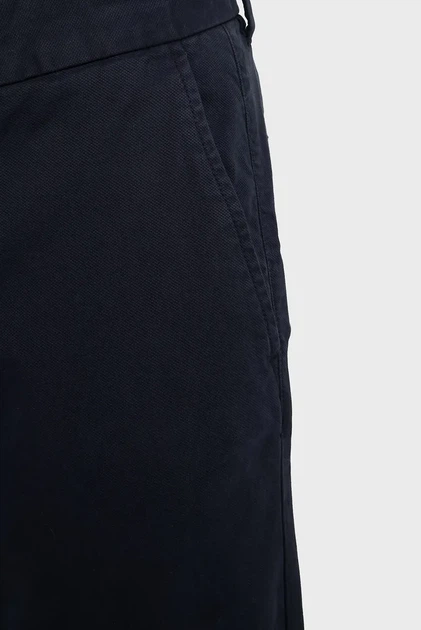 Чоловічі темно-сині брюки SLIM DOBBY STRUCTURE Gant 31 1505228 - Фото 8 Чоловічі темно-сині брюки SLIM DOBBY STRUCTURE Gant 31 1505228 - изображение 8