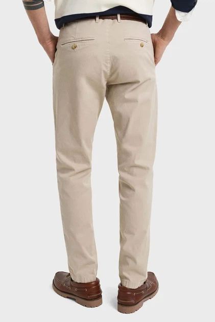 Чоловічі бежеві чіноси SLIM SUNFADED CHINOS Gant 34-32 1505353 - изображение 2