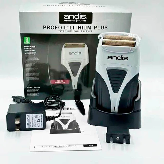Шейвер Електробритва Andis Pro Foil Lithium Plus Shaver TS-2 - изображение 4