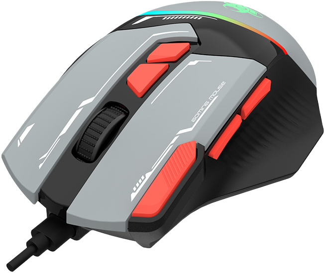 Миша Tracer Gamezone Spectra RGB USB Grey (TRAMYS47838) - зображення 2