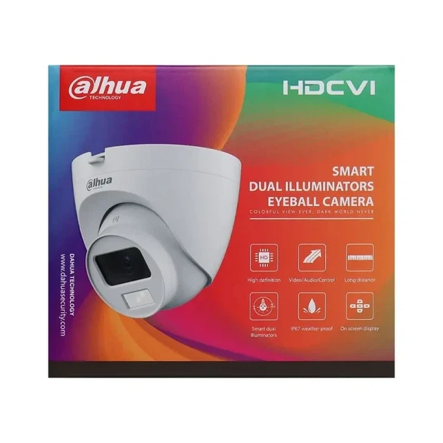 5МП HDCVI видеокамера Dahua DH-HAC-HDW1500CLQP-IL-A (2.8мм) - изображение 8