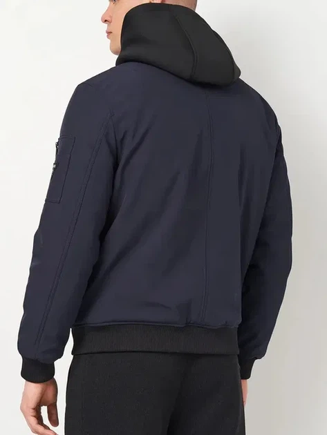 Мужской бомбер Guess XXL, синий - Фото 4 Мужской бомбер Guess XXL, синий - изображение 4