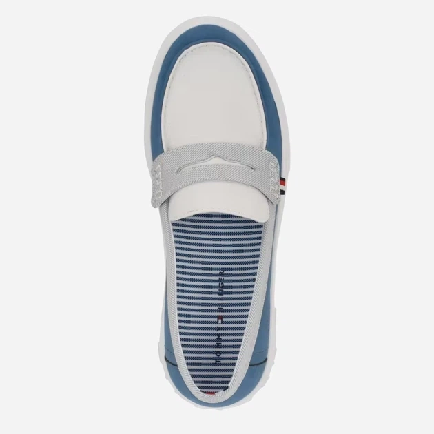 Женские мокасины Tommy Hilfiger 42р., бело-синие, 28 см - Фото 3 Женские мокасины Tommy Hilfiger 42р., бело-синие, 28 см - изображение 3