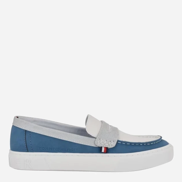 Женские мокасины Tommy Hilfiger 42р., бело-синие, 28 см - Фото 5 Женские мокасины Tommy Hilfiger 42р., бело-синие, 28 см - изображение 5