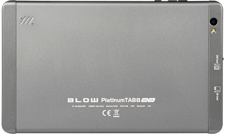 Планшет Blow PlatinumTAB8 4G V3 4/64GB + Grey (79-065#) - зображення 2