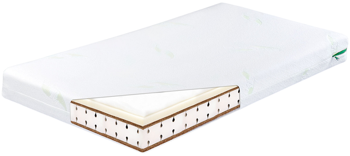 Матрац Sensillo Memory Теплоеластична піна-кокос Алое вера 140x70x12 см (5902021528875) - зображення 2