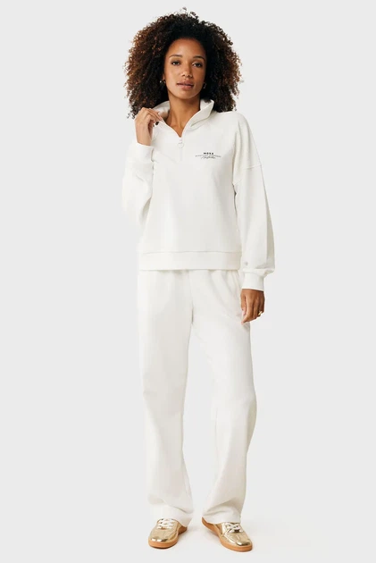 Жіночі білі спортивні штани Honeycomb sweatpants Mexx L MF007001551W - изображение 2