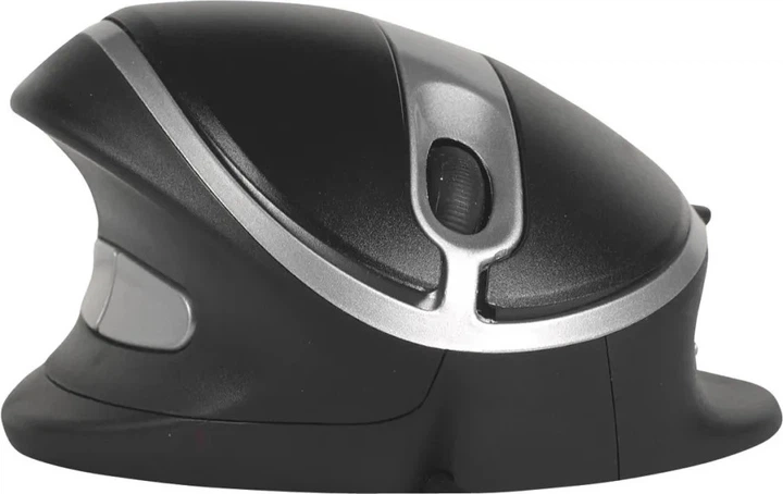 Миша BakkerElkhuizen Oyster Wireless Black/Silver (8717399995207) - зображення 2