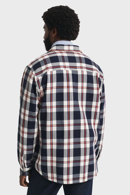 Чоловіча картата сорочка HEAVY Gant XL 3250207 - изображение 3