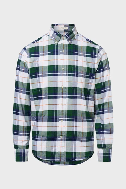 Чоловіча картата сорочка REG CLASSIC OXFORD CHECK Gant XL 3250147 - Фото 6 Чоловіча картата сорочка REG CLASSIC OXFORD CHECK Gant XL 3250147 - изображение 6