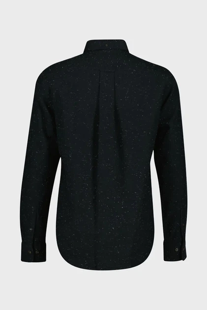 Чоловіча чорна сорочка FLANNEL Gant M 3250247 - зображення 2