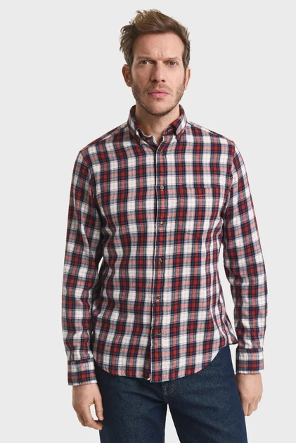 Чоловіча картата сорочка WINDBLOWN Gant S 3250242 - Фото 1 Чоловіча картата сорочка WINDBLOWN Gant S 3250242 - изображение 1