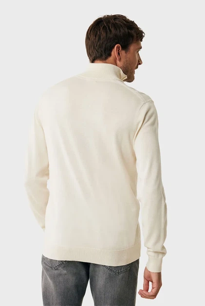 Чоловіча бежева кофта MATEO Premium knit sweater half zip Mexx XL MF006601451M - изображение 3