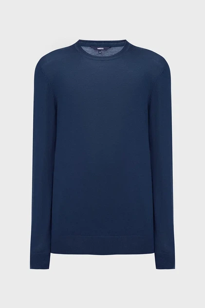 Чоловічий темно-синій вовняний джемпер ARTHUR Basic merino wool sweat Mexx M MF006601443M - Фото 1 Чоловічий темно-синій вовняний джемпер ARTHUR Basic merino wool sweat Mexx M MF006601443M - изображение 1