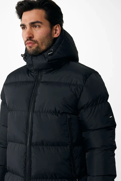 Чоловіча чорна куртка Mexx S MF006800443M - изображение 5