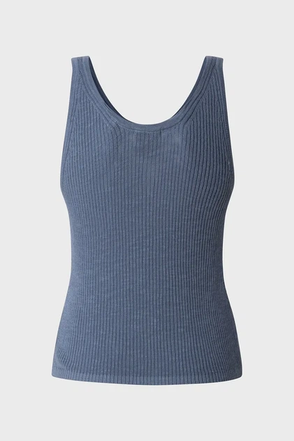 Жіноча синя майка OTIN TOP Pepe Jeans XS PL702280 - Фото 3 Жіноча синя майка OTIN TOP Pepe Jeans XS PL702280 - изображение 3