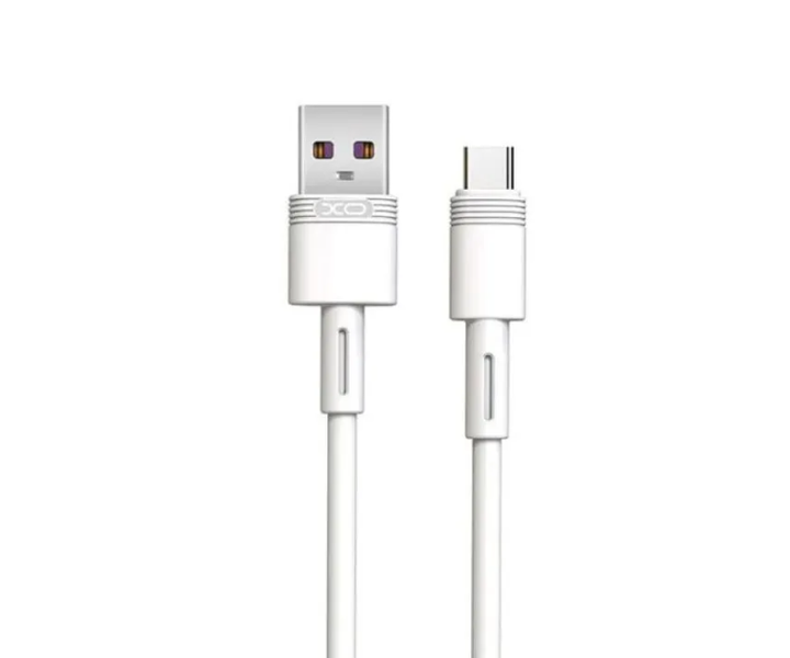 Кабель USB/Type-C 1 м XO NB-Q166 5 A білий - Фото 1 Кабель USB/Type-C 1 м XO NB-Q166 5 A білий - изображение 1