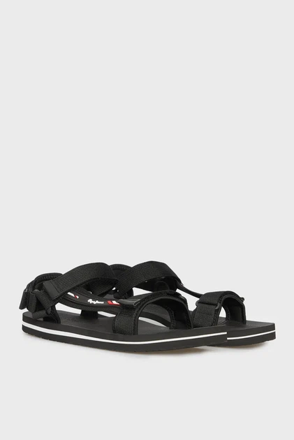 Чоловічі чорні сандалі WEST SPORT Pepe Jeans 44 PMS70161 - изображение 3