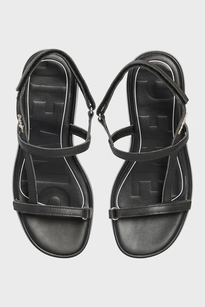 Жіночі чорні шкіряні сандалі HARU MIX Pepe Jeans 38 PLS90677 - изображение 4