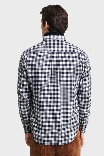 Чоловіча картата сорочка REG FLANNEL CHECK Gant S 3240217 - Фото 3 Чоловіча картата сорочка REG FLANNEL CHECK Gant S 3240217 - изображение 3