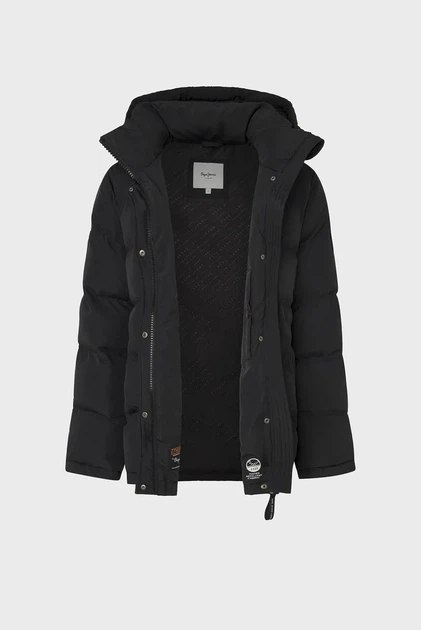 Жіноча чорна куртка Pepe Jeans M PL402438 - Фото 8 Жіноча чорна куртка Pepe Jeans M PL402438 - зображення 8