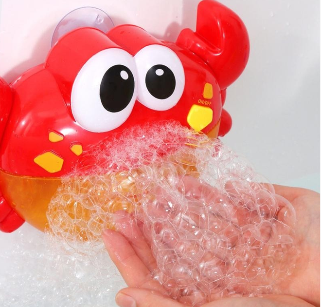 Музичний краб для ванни Bubble Crab 2028 — автоматична піна та яскраве купання - изображение 4